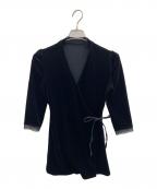 VELOUR NOIR by FOXEY NEWYORKベロア ノワール by フォクシー ニューヨーク）の古着「カーディガン」｜ブラック