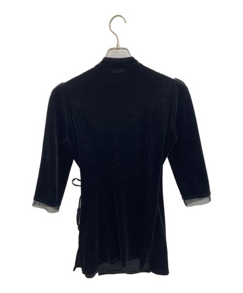 VELOUR NOIR by FOXEY NEWYORK（ベロア ノワール by フォクシー ニューヨーク）VELOUR NOIR by FOXEY NEWYORK (ベロア ノワール by フォクシー ニューヨーク) カーディガン ブラック サイズ:38の古着・服飾アイテム