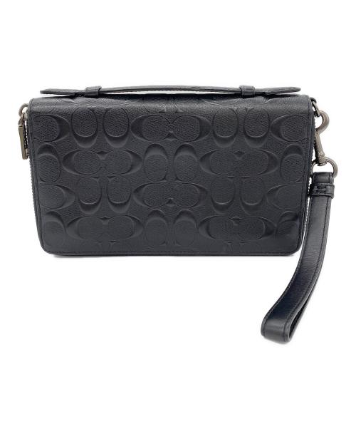 COACH（コーチ）COACH (コーチ) セカンドバッグ ブラックの古着・服飾アイテム