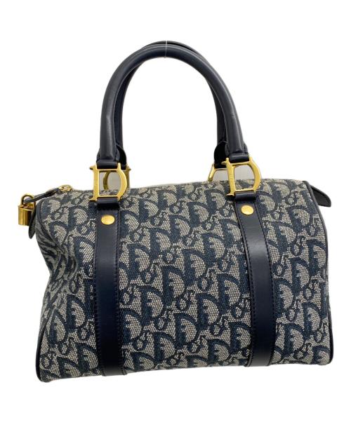 Christian Dior（クリスチャン ディオール）Christian Dior (クリスチャン ディオール) ミニボストンバッグ ネイビーの古着・服飾アイテム