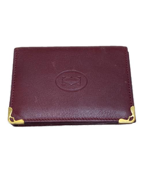 Cartier（カルティエ）Cartier (カルティエ) カードケース ボルドーの古着・服飾アイテム