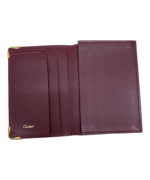 Cartier（カルティエ）Cartier (カルティエ) カードケース ボルドーの古着・服飾アイテム