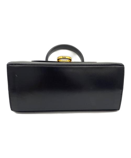 Salvatore Ferragamo（サルヴァトーレ フェラガモ）Salvatore Ferragamo (サルヴァトーレ フェラガモ) 2wayハンドバッグ ガンチーニ ブラックの古着・服飾アイテム