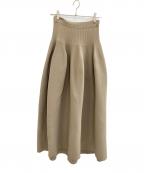 CFCLシーエフシーエル）の古着「ポッタリースカート」｜カーキ