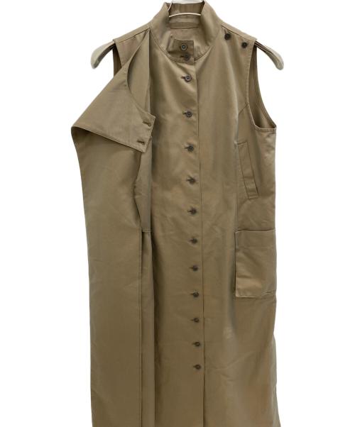 foufou（フーフー）foufou (フーフー) ノースリーブワンピース ベージュ サイズ:SIZE Lの古着・服飾アイテム