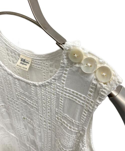 Ron Herman（ロンハーマン）Ron Herman (ロンハーマン) ノースリーブレースワンピース ホワイト サイズ:ＸＳの古着・服飾アイテム