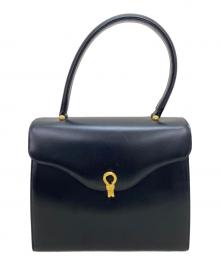 Hamano（ハマノ）の古着「ハンドバッグ」｜ブラック×ゴールド