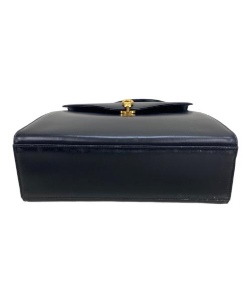 Hamano（ハマノ）Hamano (ハマノ) ハンドバッグ ブラック×ゴールドの古着・服飾アイテム