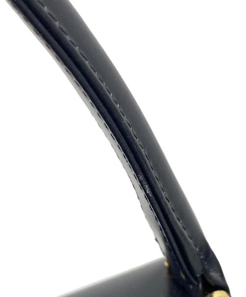 Hamano（ハマノ）Hamano (ハマノ) ハンドバッグ ブラック×ゴールドの古着・服飾アイテム