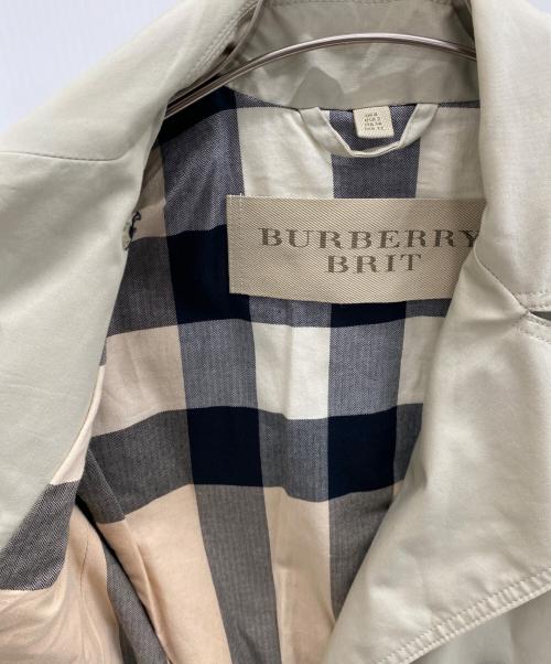 BURBERRY BRIT（バーバリーブリット）BURBERRY BRIT (バーバリーブリット) トレンチコート カーキ サイズ:UK4の古着・服飾アイテム