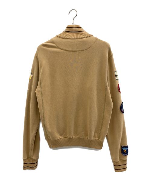 HYDROGEN（ハイドロゲン）HYDROGEN (ハイドロゲン) スウェットジャケット ベージュ サイズ:Mの古着・服飾アイテム