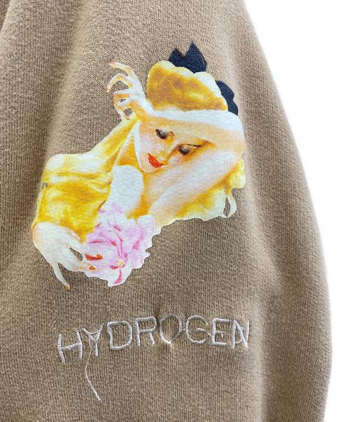 HYDROGEN（ハイドロゲン）HYDROGEN (ハイドロゲン) スウェットジャケット ベージュ サイズ:Mの古着・服飾アイテム