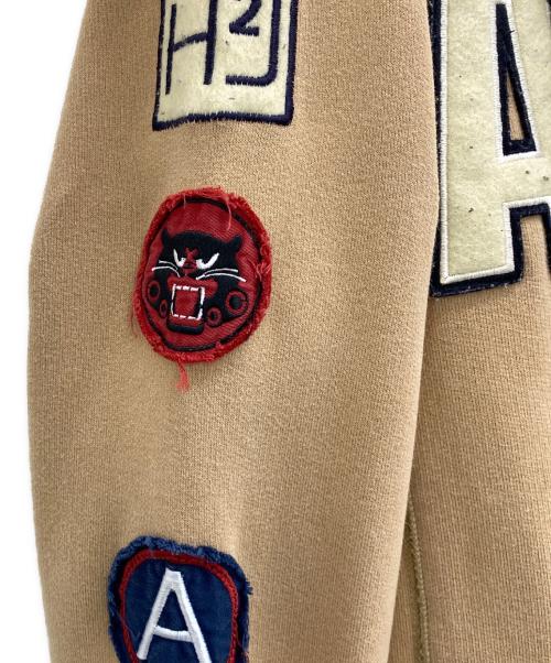 HYDROGEN（ハイドロゲン）HYDROGEN (ハイドロゲン) スウェットジャケット ベージュ サイズ:Mの古着・服飾アイテム