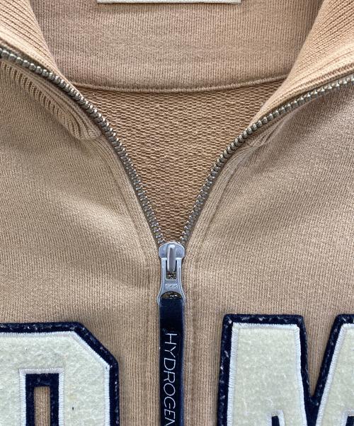 HYDROGEN（ハイドロゲン）HYDROGEN (ハイドロゲン) スウェットジャケット ベージュ サイズ:Mの古着・服飾アイテム