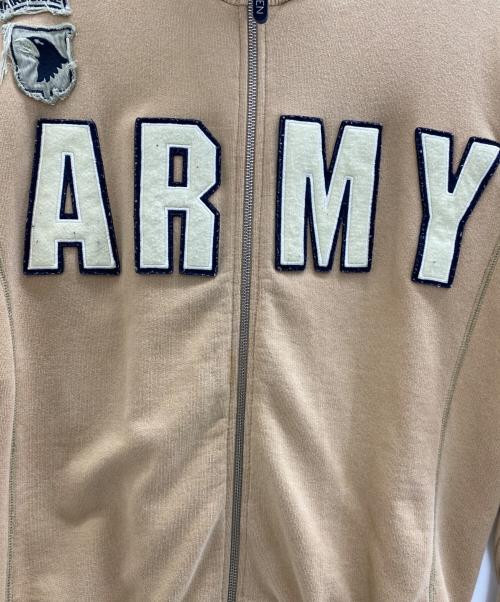 HYDROGEN（ハイドロゲン）HYDROGEN (ハイドロゲン) スウェットジャケット ベージュ サイズ:Mの古着・服飾アイテム