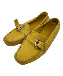 PRADA（プラダ）の古着「デッキシューズ」｜イエロー