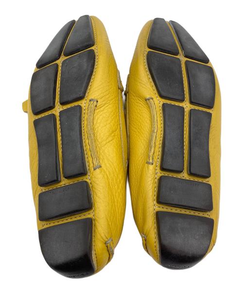 PRADA（プラダ）PRADA (プラダ) デッキシューズ イエロー サイズ:23㎝の古着・服飾アイテム