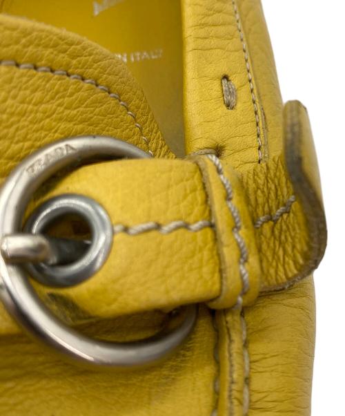 PRADA（プラダ）PRADA (プラダ) デッキシューズ イエロー サイズ:23㎝の古着・服飾アイテム