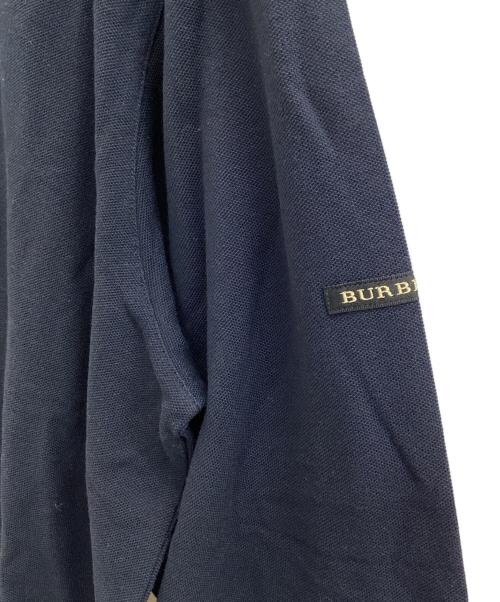 BURBERRY LONDON（バーバリーロンドン）BURBERRY LONDON (バーバリーロンドン) 長袖ポロシャツ ネイビー サイズ:LL 未使用品の古着・服飾アイテム