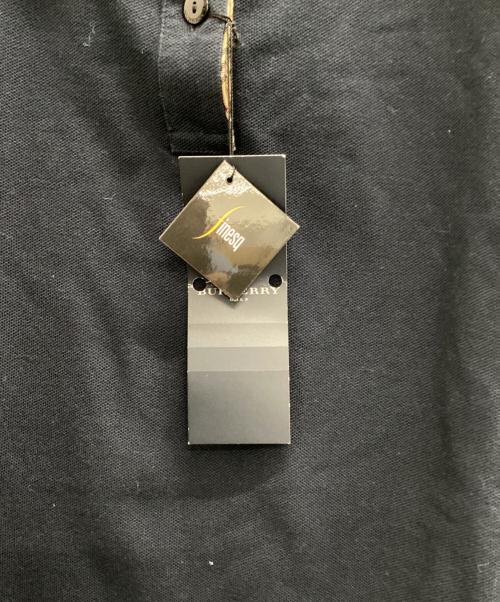 BURBERRY LONDON（バーバリーロンドン）BURBERRY LONDON (バーバリーロンドン) 長袖ポロシャツ ネイビー サイズ:LL 未使用品の古着・服飾アイテム