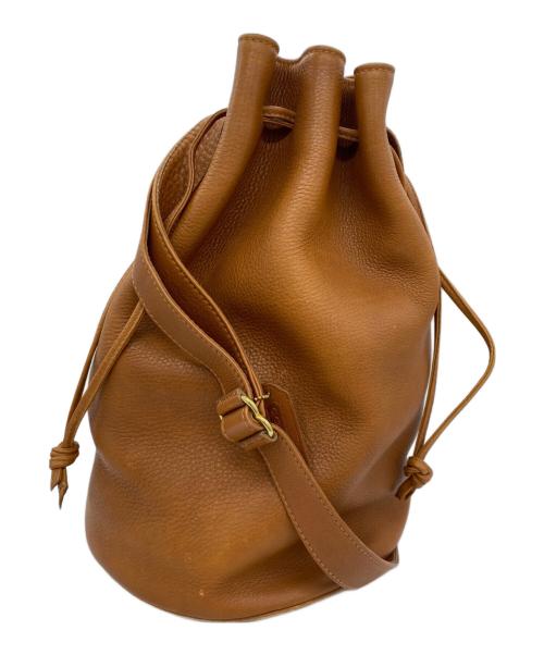 COACH（コーチ）COACH (コーチ) 巾着ショルダーバッグ ブラウンの古着・服飾アイテム