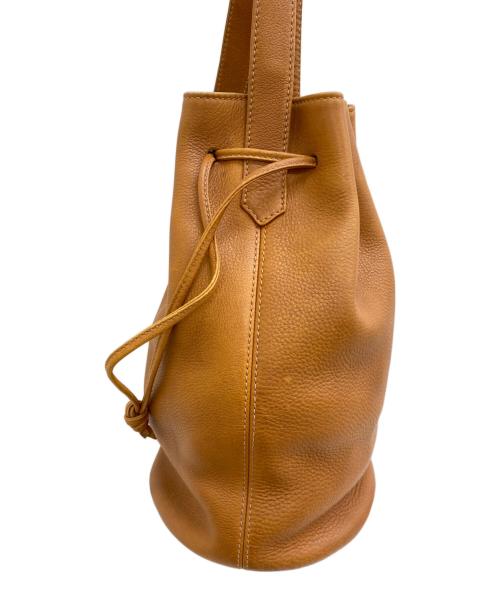 COACH（コーチ）COACH (コーチ) 巾着ショルダーバッグ ブラウンの古着・服飾アイテム