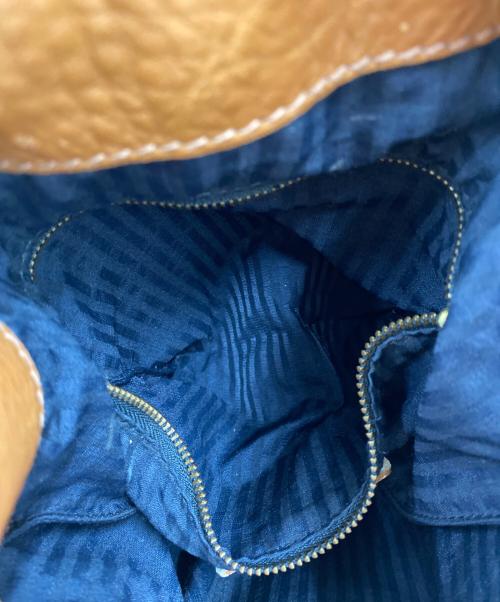 COACH（コーチ）COACH (コーチ) 巾着ショルダーバッグ ブラウンの古着・服飾アイテム