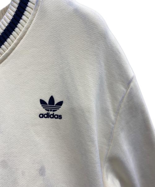 adidas（アディダス）adidas (アディダス) sport&rich スウェット クリームホワイト サイズ:SIZE Mの古着・服飾アイテム