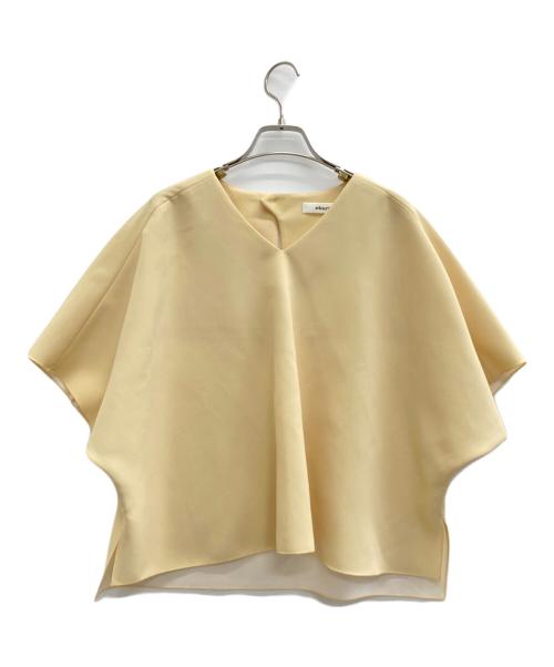 ebure（エブール）EBURE (エブール) 半袖ブラウス ベージュ サイズ:36の古着・服飾アイテム