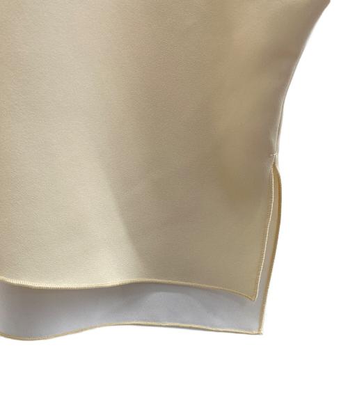 ebure（エブール）EBURE (エブール) 半袖ブラウス ベージュ サイズ:36の古着・服飾アイテム