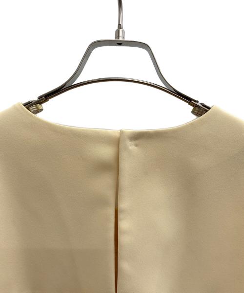 ebure（エブール）EBURE (エブール) 半袖ブラウス ベージュ サイズ:36の古着・服飾アイテム