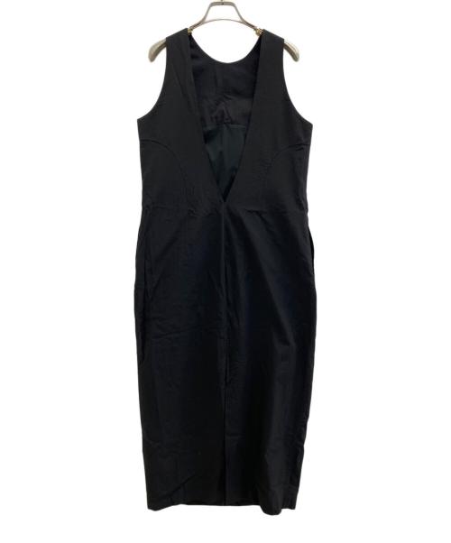 ETRE TOKYO（エトレトウキョウ）ETRE TOKYO (エトレトウキョウ) ノースリーブワンピース ブラック サイズ:Fの古着・服飾アイテム