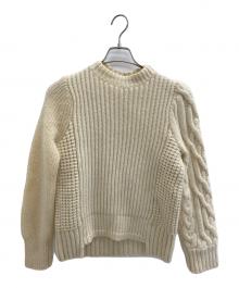 sacai（サカイ）の古着「Wool Mohair Knit Pullover」｜クリーム