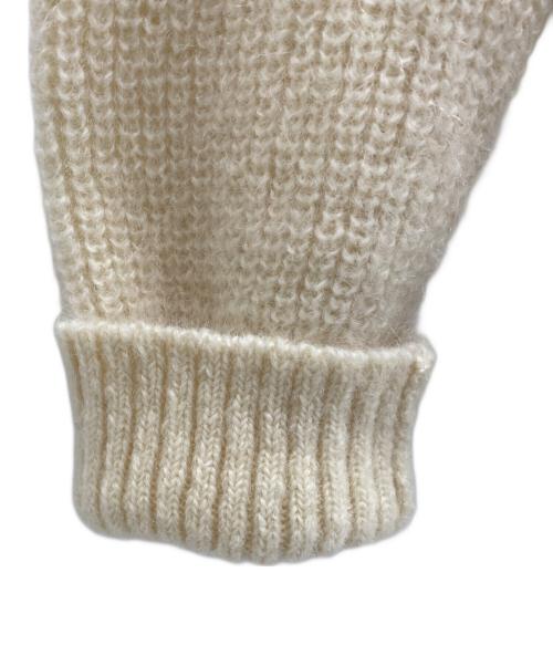 sacai（サカイ）sacai (サカイ) Wool Mohair Knit Pullover クリーム サイズ:1の古着・服飾アイテム
