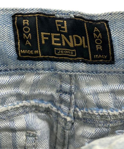 FENDI JEANS（フェンディ ジーンズ）FENDI JEANS (フェンディ ジーンズ) デニムパンツ ブルー サイズ:29の古着・服飾アイテム