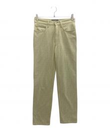 FENDI JEANS（フェンディ ジーンズ）の古着「ストレートパンツ」｜イエロー