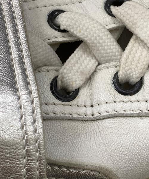 HERMES（エルメス）HERMES (エルメス) ローカットスニーカー ホワイト×レッド サイズ:40の古着・服飾アイテム