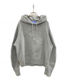 MUGLER×H&M（ミュグレー×エイチアンドエム）の古着「プルオーバーパーカー」｜グレー