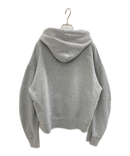 MUGLER（ミュグレー）Mugler (ミュグレー) H&M (エイチアンドエム) プルオーバーパーカー グレー サイズ:Mの古着・服飾アイテム