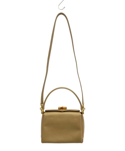 GUCCI（グッチ）GUCCI (グッチ) 2WAYショルダーバッグ ブラウンの古着・服飾アイテム