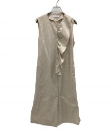 RAW FUDGE（ローファッジ）の古着「ノースリーブワンピース」｜ベージュ