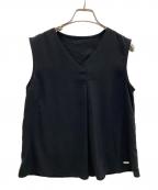 PINOREピノーレ）の古着「ノースリーブブラウス」｜ブラック