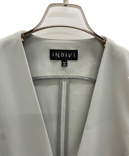 INDIVI（インディヴィ）INDIVI (インディヴィ) ジレ ライトグレー サイズ:38の古着・服飾アイテム