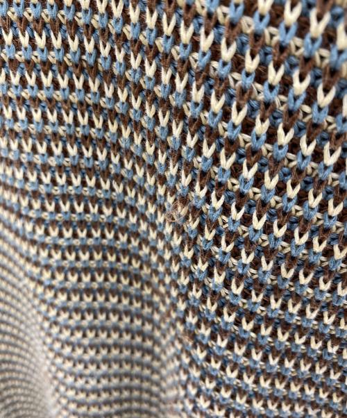 TOMORROW LAND tricot（トゥモローランド トリコ）TOMORROW LAND tricot (トゥモローランド トリコ) マーセライズドコットン スキッパーニットポロ ブラウン サイズ:Sの古着・服飾アイテム