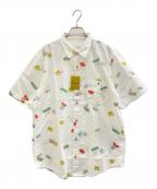 PAPASパパス）の古着「半袖シャツ」｜ホワイト