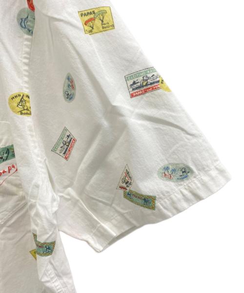 PAPAS（パパス）PAPAS (パパス) 半袖シャツ ホワイト サイズ:SIZE L 未使用品の古着・服飾アイテム
