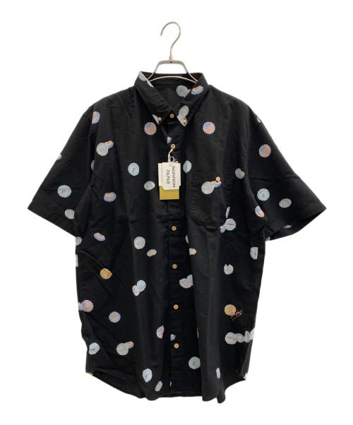 PAPAS（パパス）PAPAS (パパス) 半袖シャツ ブラック サイズ:Ｌの古着・服飾アイテム