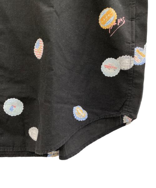 PAPAS（パパス）PAPAS (パパス) 半袖シャツ ブラック サイズ:Ｌの古着・服飾アイテム