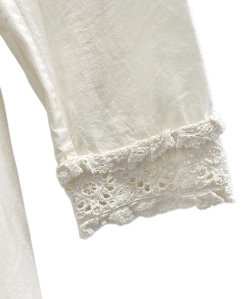 ne quittez pas（ヌキテパ）ne quittez pas (ヌキテパ) 長袖ワンピース ホワイト サイズ:不明の古着・服飾アイテム