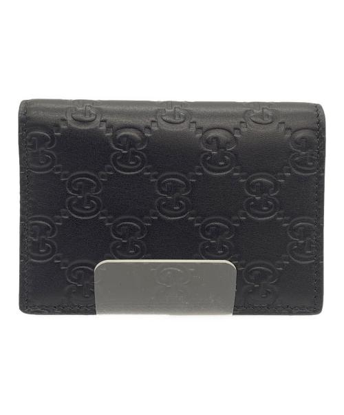 GUCCI（グッチ）GUCCI (グッチ) カードケース ブラックの古着・服飾アイテム